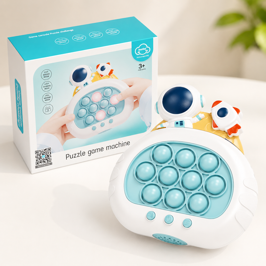 Astronaut Electronic Fast Push Pop Game – Interactive Space-Themed Fidget Console