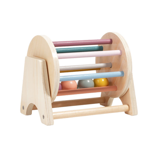 Textile Rolling Drum Sensory Toy (Ages 0–2)