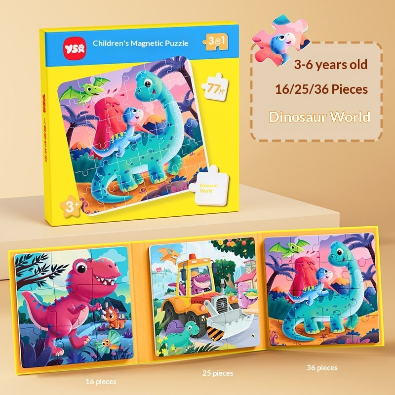Montessori Large Logic Puzzle Set – Fine Motor & Cognitive Development (Ages 2–4 Years)
