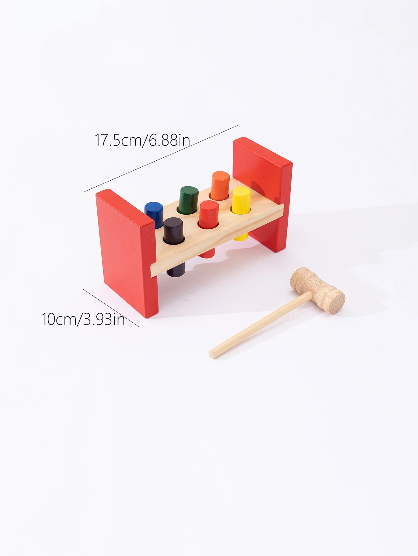 Fine Motor Hammer & Peg Strength Toy (Ages 3–6)