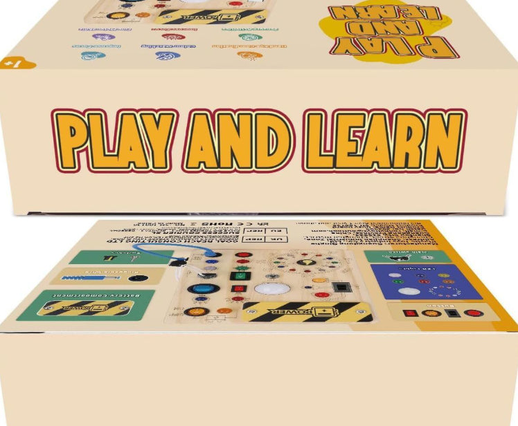 Sensory Regulation Fidget Board – Calm Focus & Self-Regulation Support (Ages 3–8 Years)