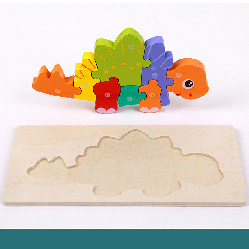 Montessori Numbered Animal Puzzle Set – Fine Motor & Sensory Development (Ages 2–4 Years)