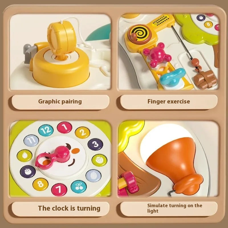 Toddler Busy Activity Board (Ages 1–2)