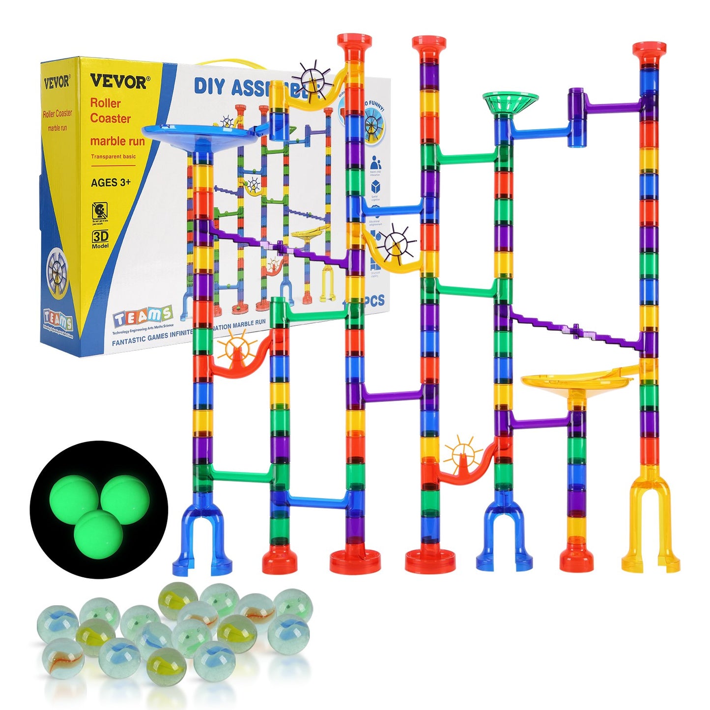 STEM Marble Run Maze Playset – Fine Motor, Problem-Solving & Interactive Play (Ages 4–8+ Years)