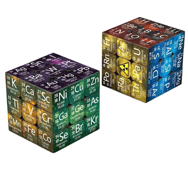 STEM Periodic Table & Advanced Formulae Rubik’s Cube – Science & Logical Thinking Challenge (Ages 7–8+ Years)