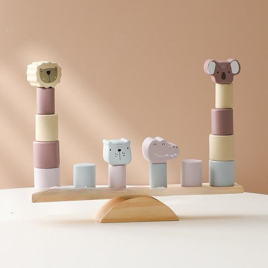 Fine Motor Balance & Coordination Stacking Toy (Ages 3–4)