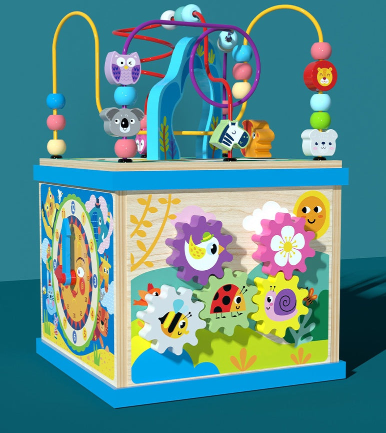 Large Two-Piece Large Toddler Activity Box – Sensory, Cognitive & Fine Motor Development Toy (Ages 0–2)