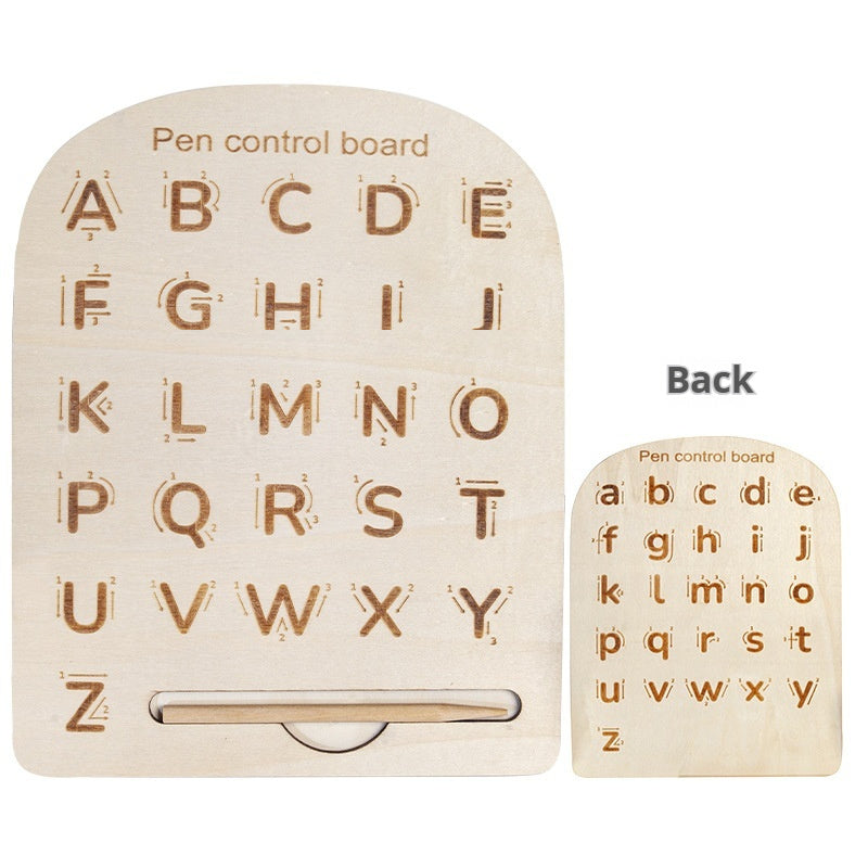 Montessori Alphabet Tracing Board – Early Writing, Fine Motor & Literacy Development (Ages 4–6+)