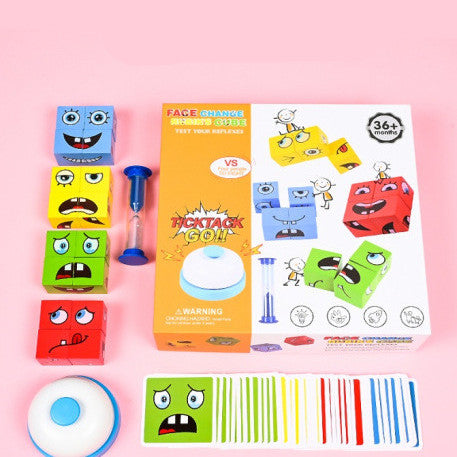 Emotion Expression Block Game – Emotional Intelligence & Sensory Regulation Play (Ages 4–8)
