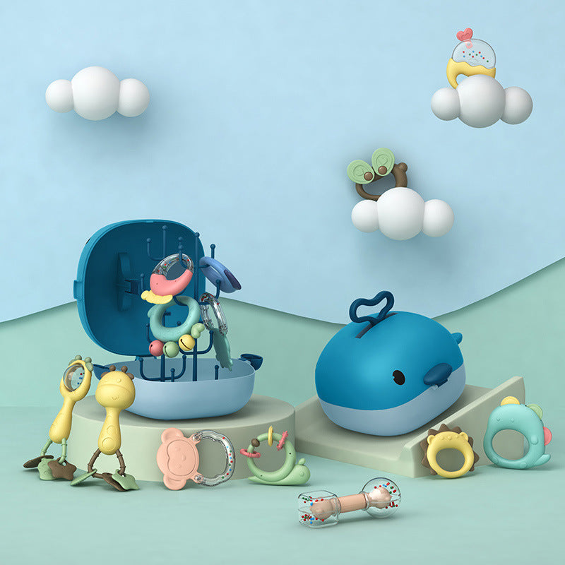 Marine Life Teether & Sensory Toy Set – Oral Sensory Support & Early Regulation (Ages 2–4+)