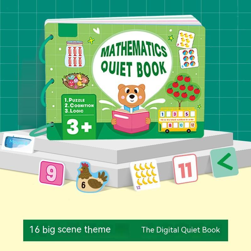 Literacy & Numeracy Quiet Book Set – Self-Directed Preschool Learning (Ages 3–4+ Years)