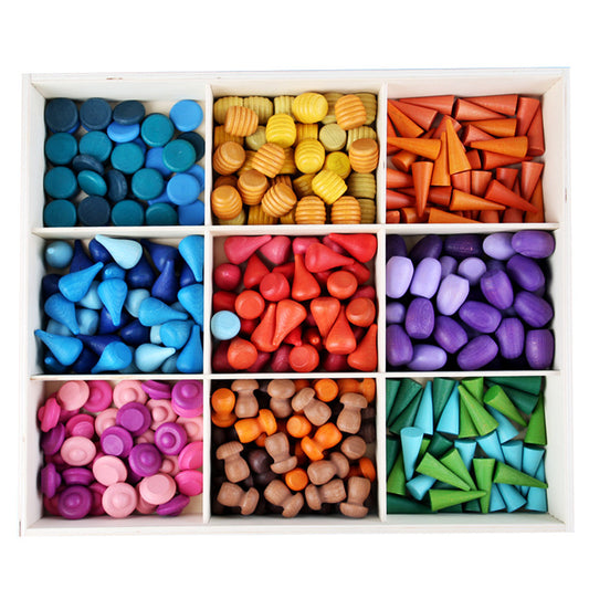 Sensory Wooden Sorting Set (Ages 3–8+)