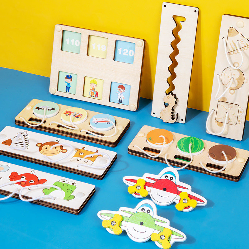 Montessori Early Years Fine Motor Puzzle Set – Cognitive & Coordination Development (Ages 1–2 Years)