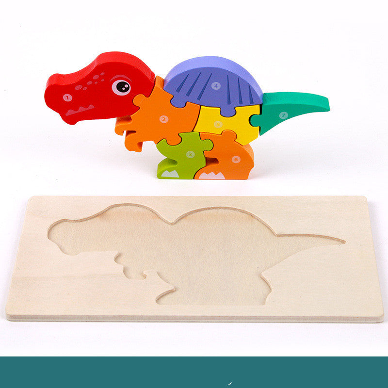 Montessori Numbered Animal Puzzle Set – Fine Motor & Sensory Development (Ages 2–4 Years)