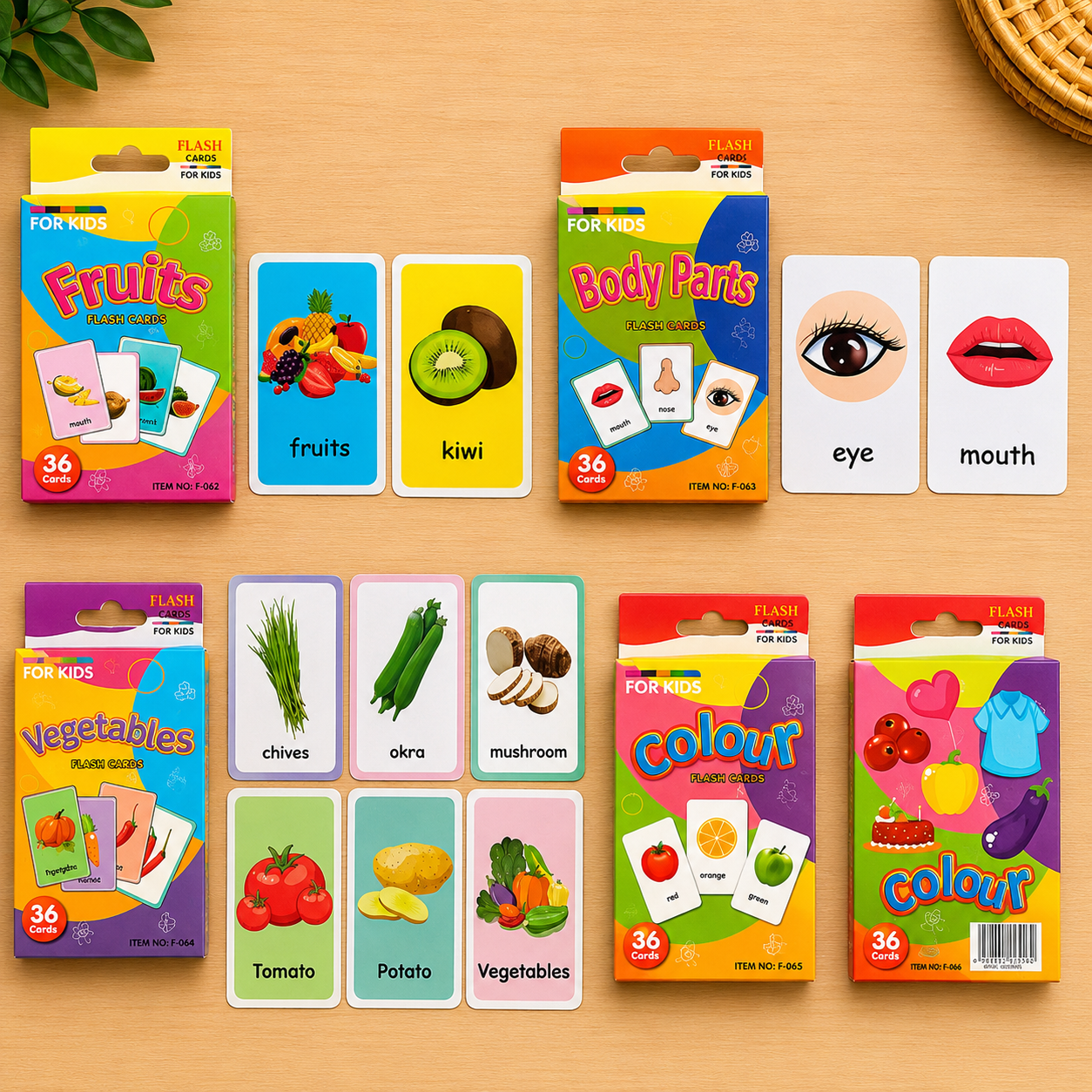 Early Education Flash Card Collection for Toddlers