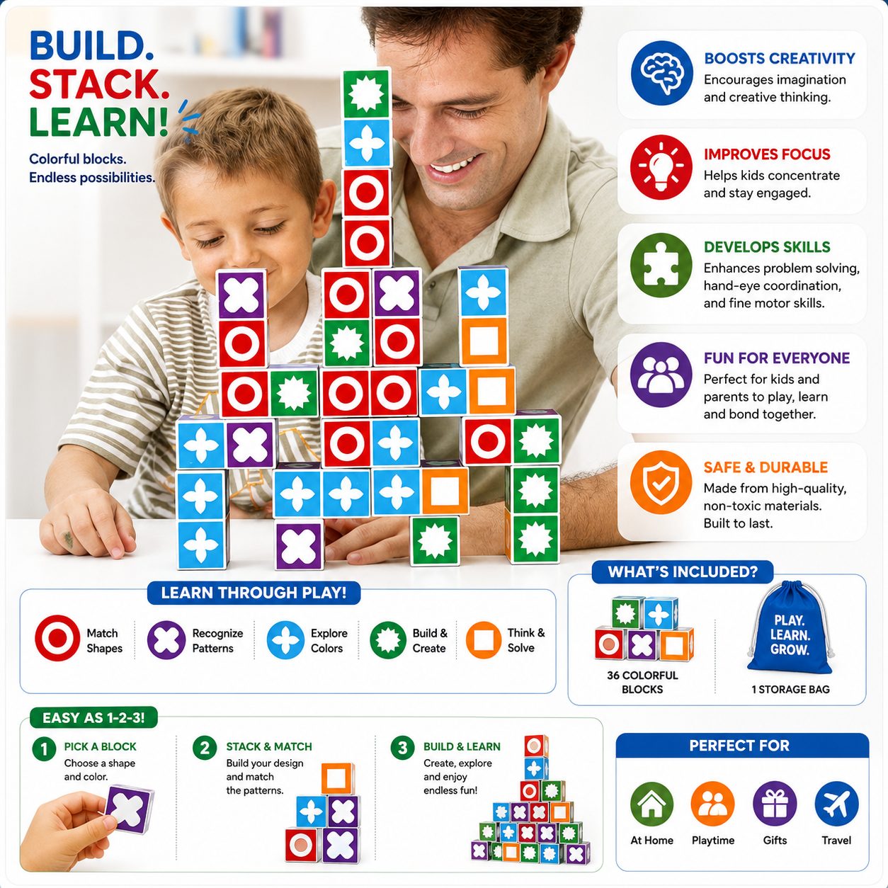 Logic Thinking Matching Puzzle Game – Fast-Paced Educational Brain Teaser for Kids & Family