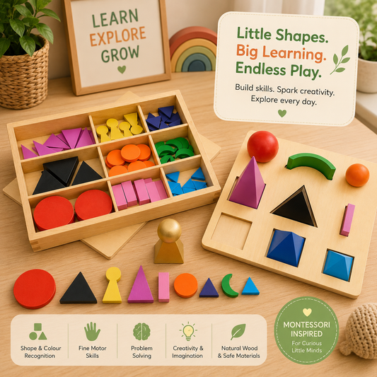 Montessori Symbol & Shape Matching Learning Set