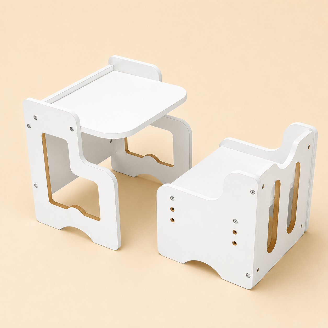 Montessori Weaning Table & Chair Set for Toddlers