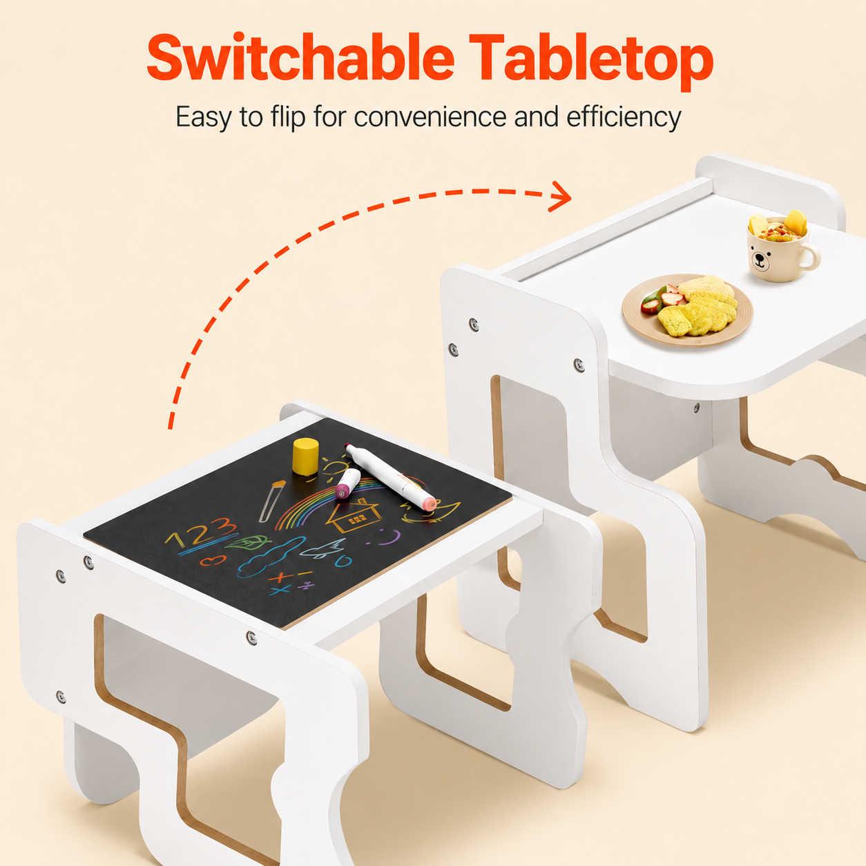 Montessori Weaning Table & Chair Set for Toddlers